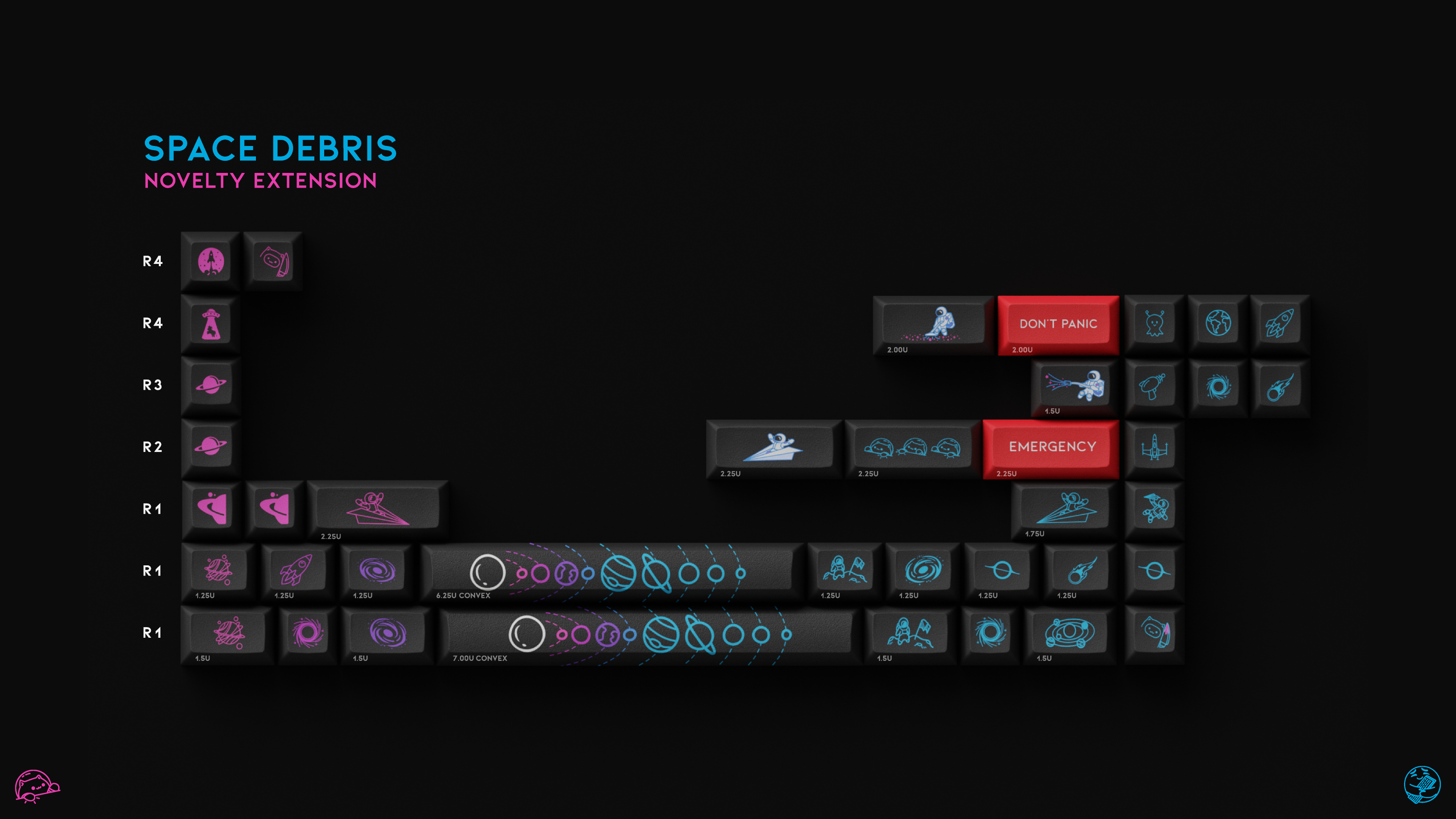 SPACE DEBRIS - Novelties Ω (Black)
